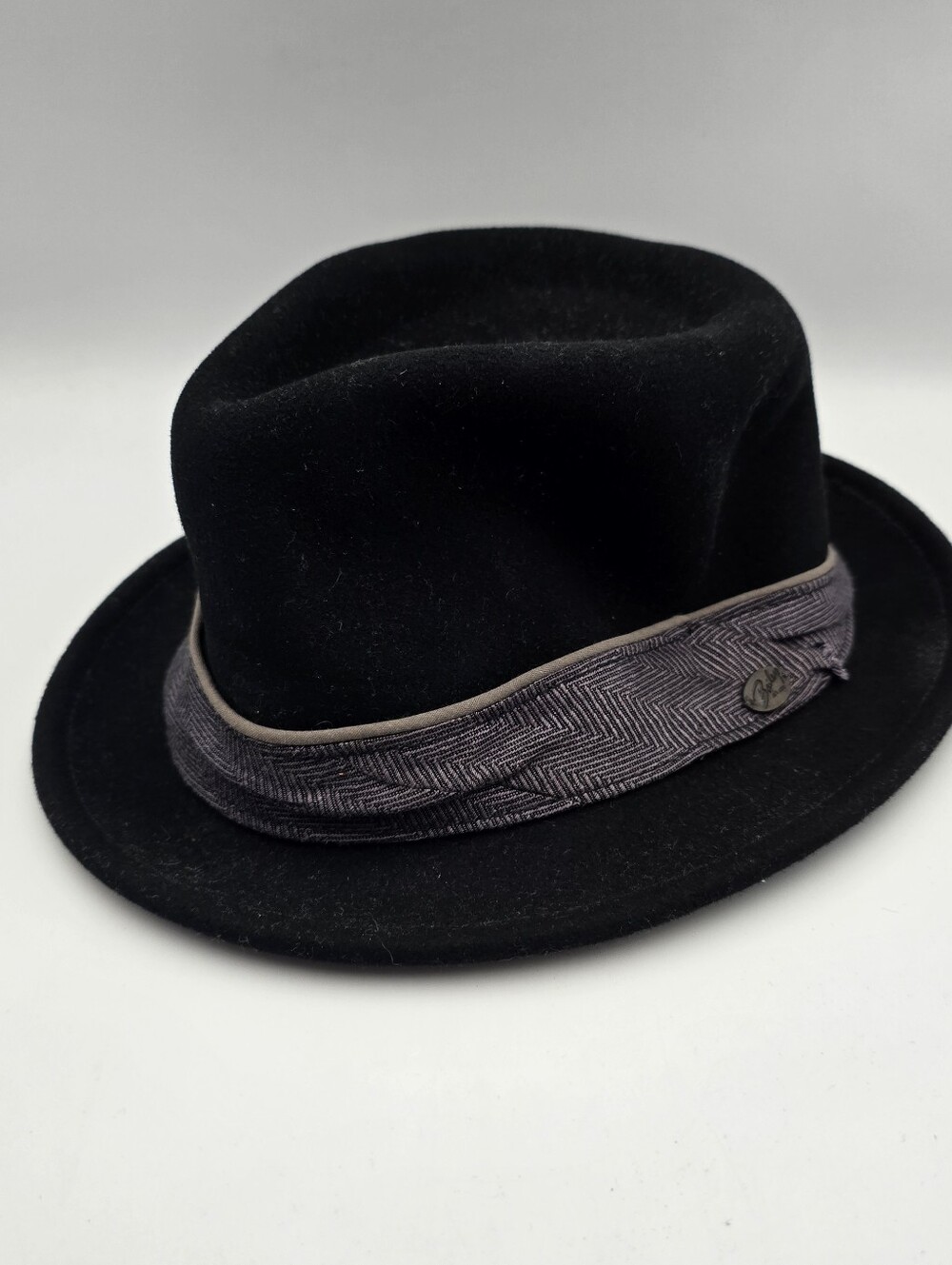 Bailey Of Hollywood Black Wool Fedora Hat Size Large